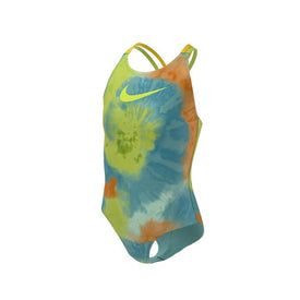 Nike Girl's Tie Dye Spiderback One Piece  Girls Swimwear  Nike