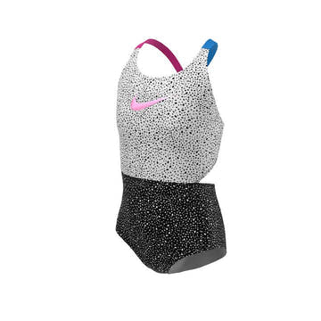 Nike Girl's Water Dots Crossback Monokini Swimsuit  Girls One Piece  Nike