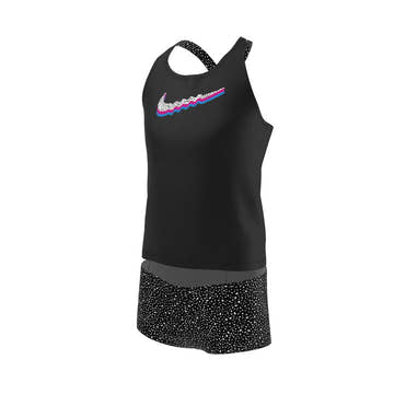 Nike Girl's Water Dots Crossback Tankini Set  Girls Tankini  Nike