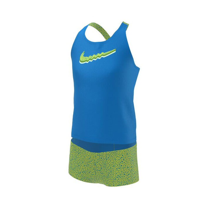 Nike Girls Water Dots Crossback Tankini Set