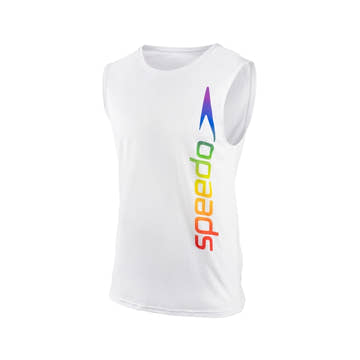 Speedo Unisex Pride Muscle Tank  Swim T-shirts  Speedo