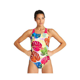 Arena Woman Tropics Swim Pro Back One Piece  Competition Swimsuits  Arena