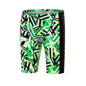 Dolfin XTRASLEEK ECO Mens Print Spliced Jammer Tectonic  Swim Jammers  Dolfin
