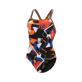 Dolfin Women's Reliance Print DBX Back 1-Piece Suit  Competition Swimsuits  Dolfin