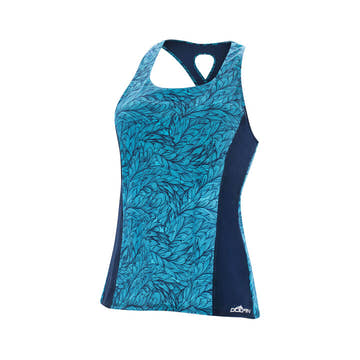 Aquashape Women's Twist Back Tankini Swimsuit Top  Women's Tankini Top  Dolfin