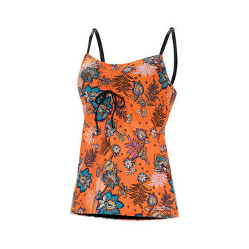 Aquashape Women's Tie-Front Tankini Swimsuit Top  Active Swimwear  Dolfin