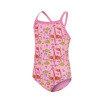 Little Dolfin Girls One Piece Swimsuit Pink  Girls One Piece  Dolfin