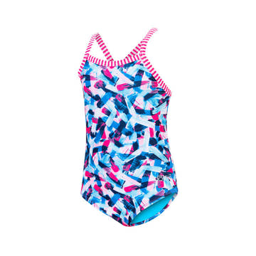 Little Dolfin Girls One Piece Swimsuit Pretty Mess  Kids Swimwear  Dolfin
