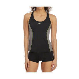 Nike Women's Color Surge Powerback Tankini Short Set  Women's Tankini Top  Nike