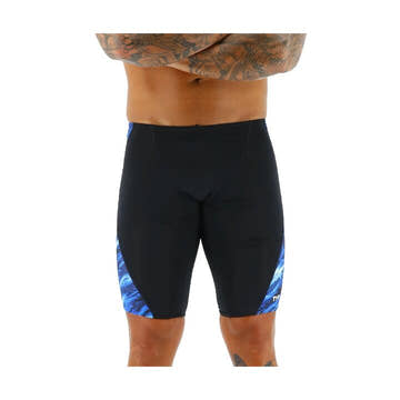 TYR Men's Cadence Blade Splice Jammer  Swim Jammers  Tyr