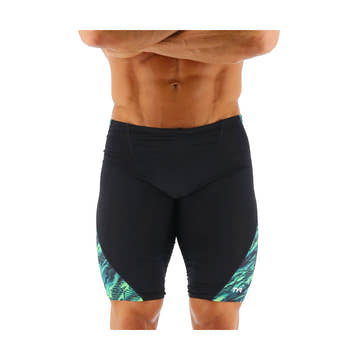 Tyr Men's Nebulous Blade Splice Jammer Swimsuit  Competition Swimsuits  Tyr