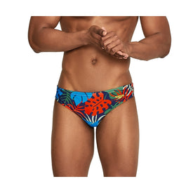 Speedo Men's Active Recreation Paradise Painting Solar Brief  Swimming Briefs for Men  Speedo