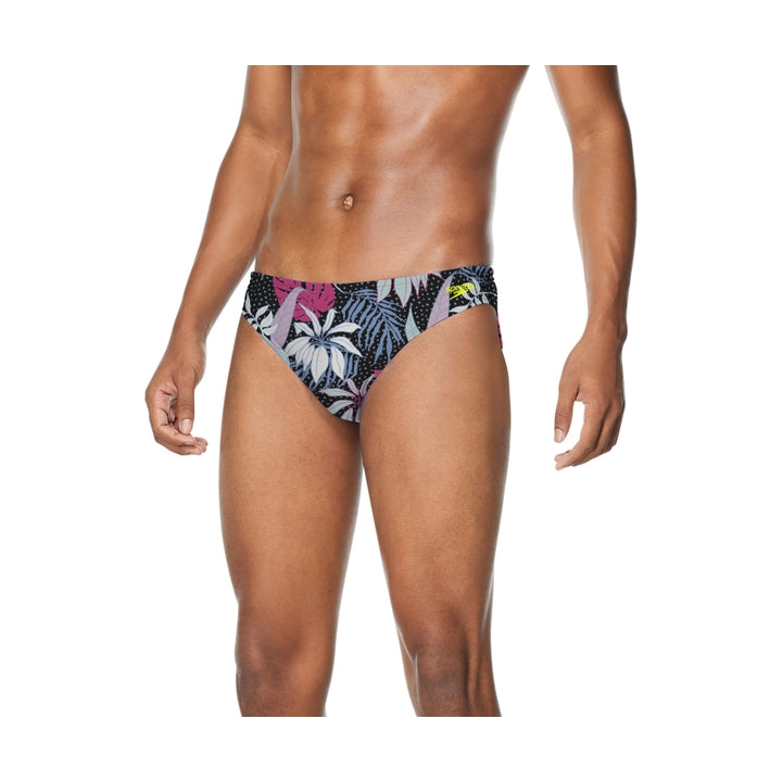 Speedo Men's Active Recreation Paradise Painting Solar Brief  Swimming Briefs for Men  Speedo