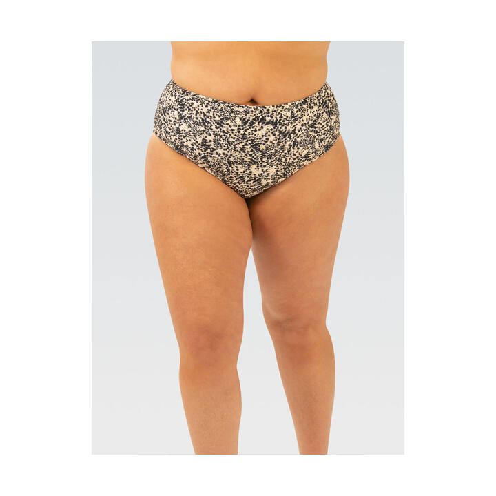 Dolfin Aquashape Animal High-Waisted Brief Print  Bikini Bottom  Dolfin
