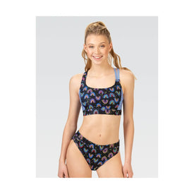 Dolfin Uglies Women's Be Happy Asymmetrical Workout Two Piece Swimsuit  Dolfin Uglies Swimwear  Dolfin