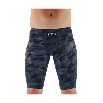 TYR Men's Venzo Jammer Swimsuit - Camo Fire  Technical Swimsuits  Tyr