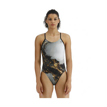 TYR Durafast Elite Women's Tetrafit Swimsuit - Pyrite  Competition Swimsuits  Tyr