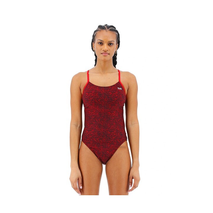 TYR Durafast Elite Women's Cutoutfit One Piece Swimsuit - Lapped