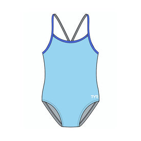 Tyr Girls Solid Diamondfit  Girls One Piece  Tyr