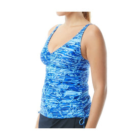 Tyr Lucid V-Neck Tankini Top Swimsuit  Women's Tankini Top  Tyr