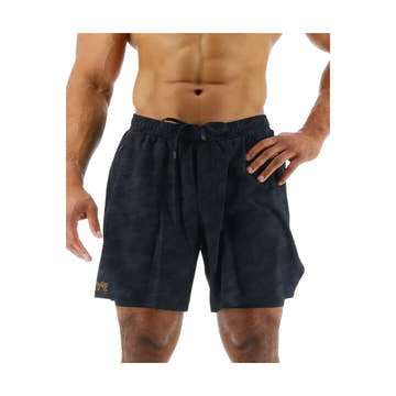 TYR HYDROSPHERE MEN'S LINED 6 MOMENTUM SHORTS - BLACKOUT CAMO  Boardshorts  Tyr