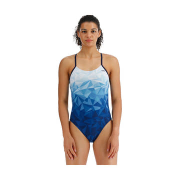 Tyr Womens Geoscope Cutoufit Duralast Elite  Competition Swimsuits  Tyr
