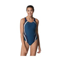 Speedo Women's Active Heather Quantum Fusion Splice One Piece Swimsuit  Active Swimwear  Speedo
