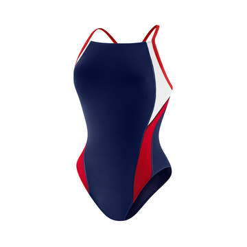 Speedo Launch Splice Endurance+ Cross Back Female Youth Swimsuit  Girls One Piece  Speedo