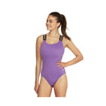 Speedo Women's Standard Swimsuit One Piece Logo Back Strap Contemporary Cut  Competition Swimsuits  Speedo