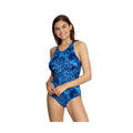 Speedo Printed High Neck 1PC  Women's Aquatic Fitness Swimsuits  Speedo
