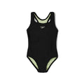 Speedo Solid Racerback One Piece Swimsuit  Girls Swimwear  Speedo