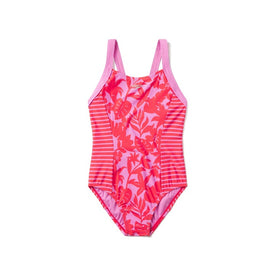Speedo Print Blocked One Piece Swimsuit  One Piece Swimsuits  Speedo
