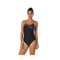 Speedo Asymmetrical Splice One Piece Swimsuit  One Piece Swimsuits  Speedo
