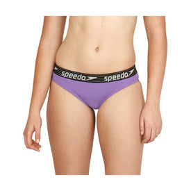 Speedo Women's Active Recreation Rib Logo Bikini Bottom  Bikini Bottom  Speedo