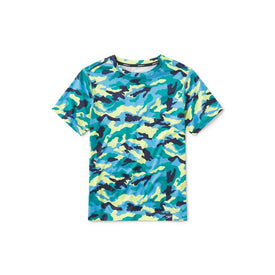 Speedo Eco Short Sleeve Graphic Swim Shirt Navigate  Guard Shirts and Warm Wear  Speedo