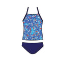 Speedo Girls' Print High Neck Tankini Set  Girls Tankini  Speedo