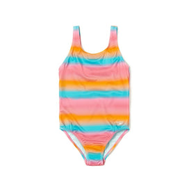 Speedo Print Elastic Back One Piece Swimsuit  Girls Swimwear  Speedo