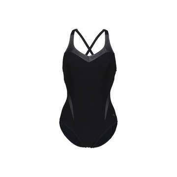 Arena Women's Isabel Light Cross Back One Piece  Competition Swimsuits  Arena