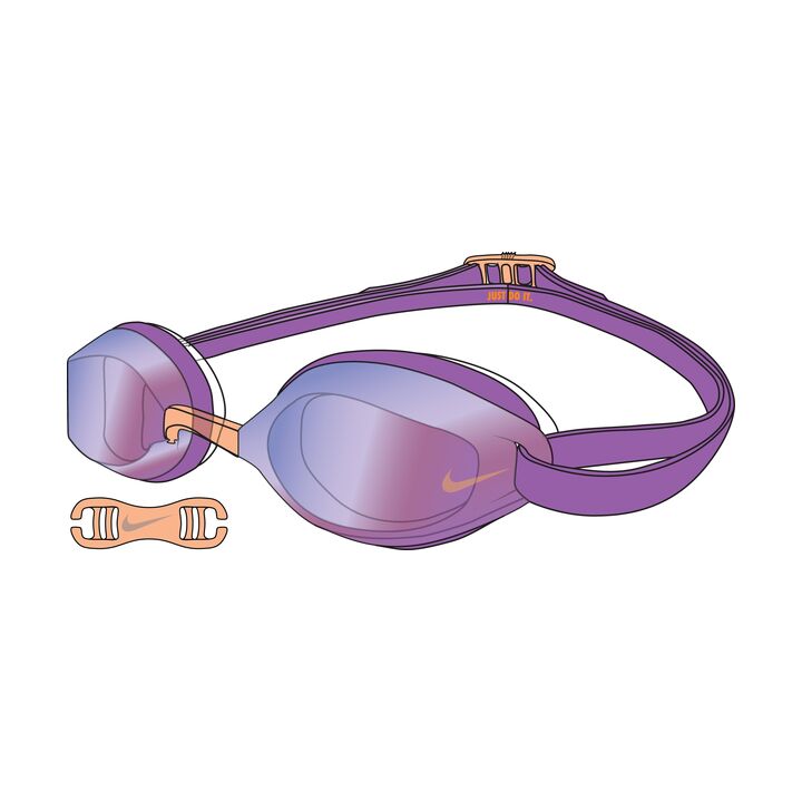 nike legacy swim goggles Nike Women's Legacy Mirror Swim Goggles