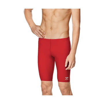 Speedo Men's Endurance Jammer – Solid Chlorine-Resistant Fit  Swim Team Prints  Speedo