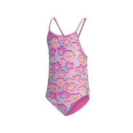 Dolfin Uglies Girl's Off Beat Keyhole Back One Piece Suit Poppies  Girls One Piece  Dolfin