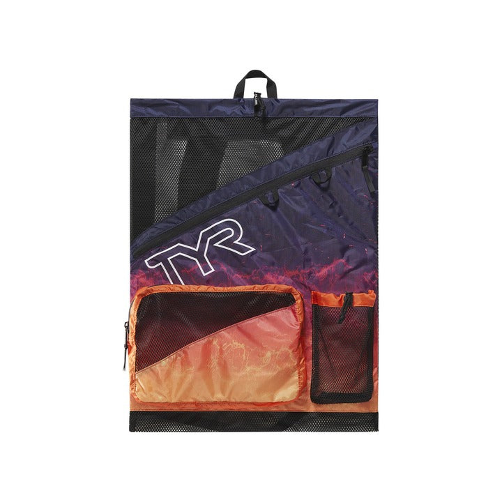 TYR Elite Team Mesh Backpack - 40L Swim & Gym Bag With Ventilated Design