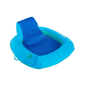 Swimways Spring Float SunSeat - Blue with PDQ  Pool Floats & Loungers  Swimways