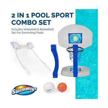 Swimways 2-in-1 Game  Kids Swimming Gear  Swimways