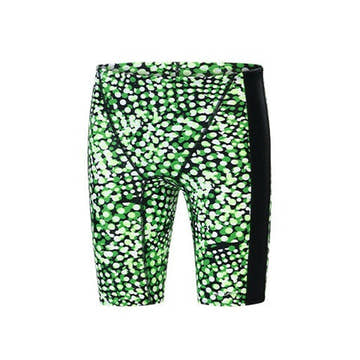 Dolfin XTRASLEEK ECO Mens Print Spliced Jammer Propel  Swim Jammers  Dolfin