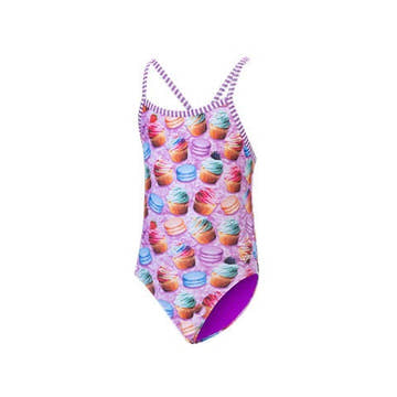 Dolfin Uglies Girls’ One Piece Swimsuit Bon Appetit  Dolfin Uglies Swimwear  Dolfin