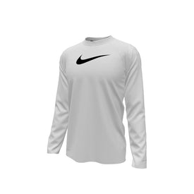 Nike Kid's Long Sleeve Hydroguard Solid  Long Sleeve Rash Guard  Nike