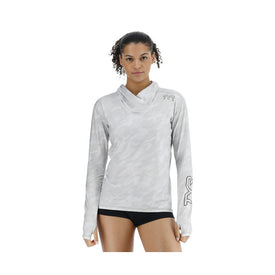 Tyr SunDefense Women's Vented Hooded Shirt - Camohex  Hoodie  Tyr
