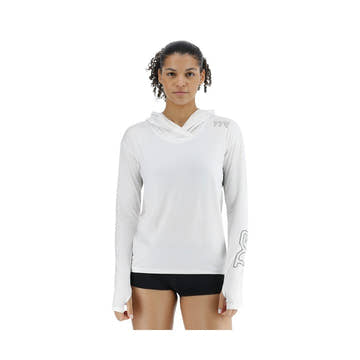 Tyr SunDefense Women's Vented Hooded Shirt - Solid  Hoodie  Tyr