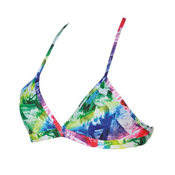 Arena Women Glitch Tie Back Top Front Lining  Two Piece Swimsuits  Arena